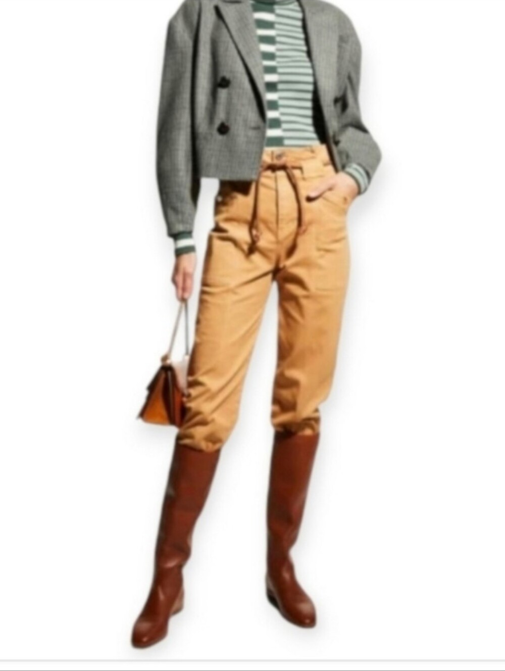 NEW Veronica Beard Sack Brown Pant 29 Camel